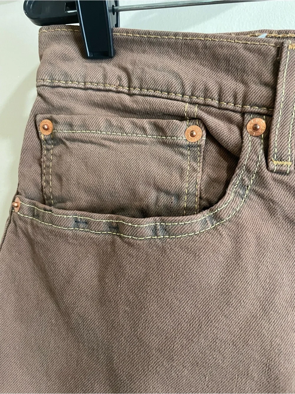 Levi's Brown Slim Taper Men’s Jeans 36 x 34